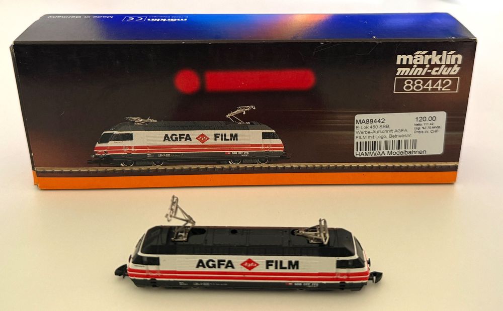 marklin　mini-club　88442　アグファ フィルム b*n様 marklin mini-club 88442 アグファ フィルム marklin mini-club