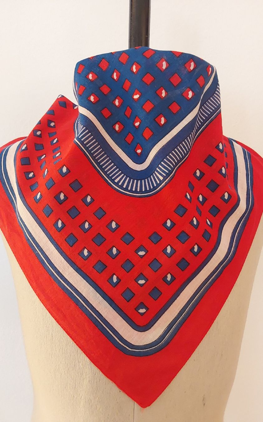 Foulard & Sciarpe: Tuch Baumwolle quadratisch – Usato da Köniz venduto da scopello12
