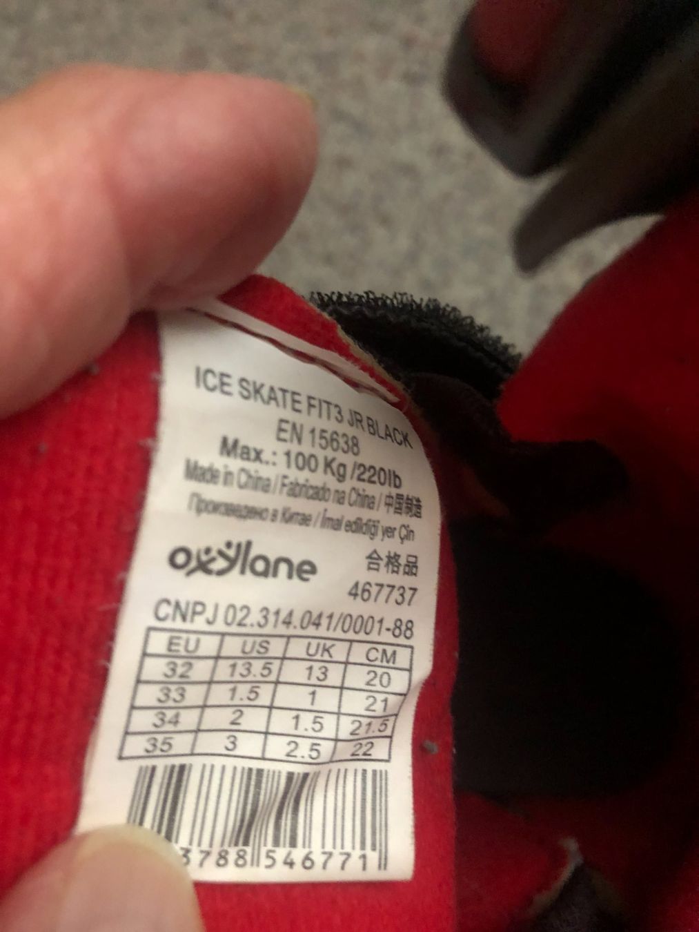 Oxelo Pattini da ghiaccio: Schlittschuhe Oxelo Gr. 32 -35 – Usato da Bassersdorf venduto da sammelfloh 5