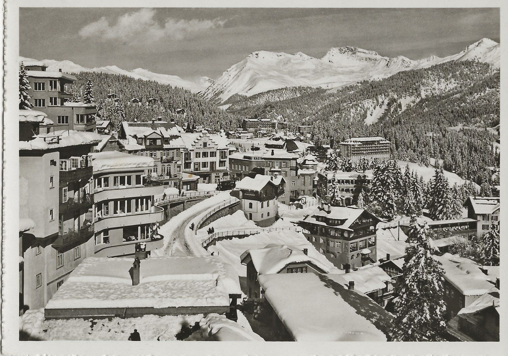 Cartoline postali: Arosa, 1948 – Usato da Frauenfeld venduto da Merk52