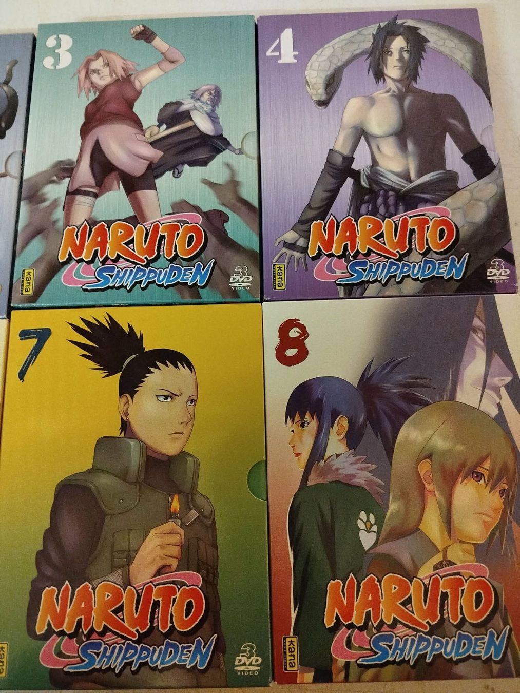 Tutti i DVDs: Dvd  Naruto Shippuden  1-8 – Usato da La Chaux-de-Fonds venduto da Emmaus2300CDF 1