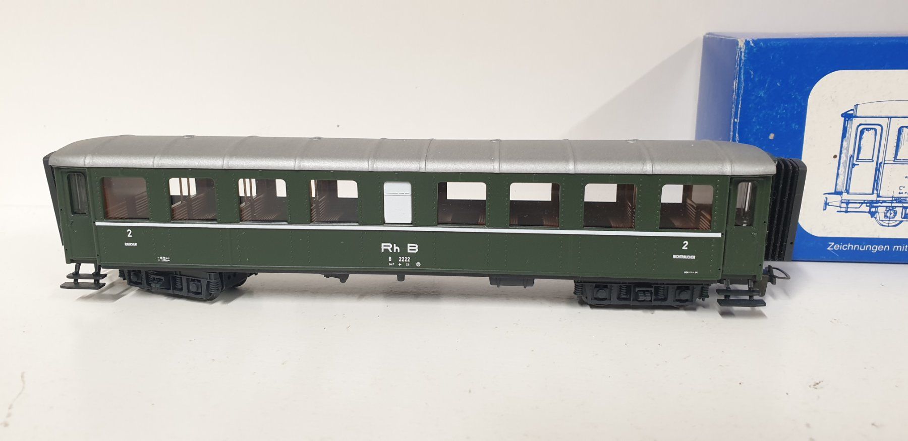 Modellini di ferrovie: STL-Models RhB Personenwagen – Usato da Geroldswil venduto da TopTrain54 3
