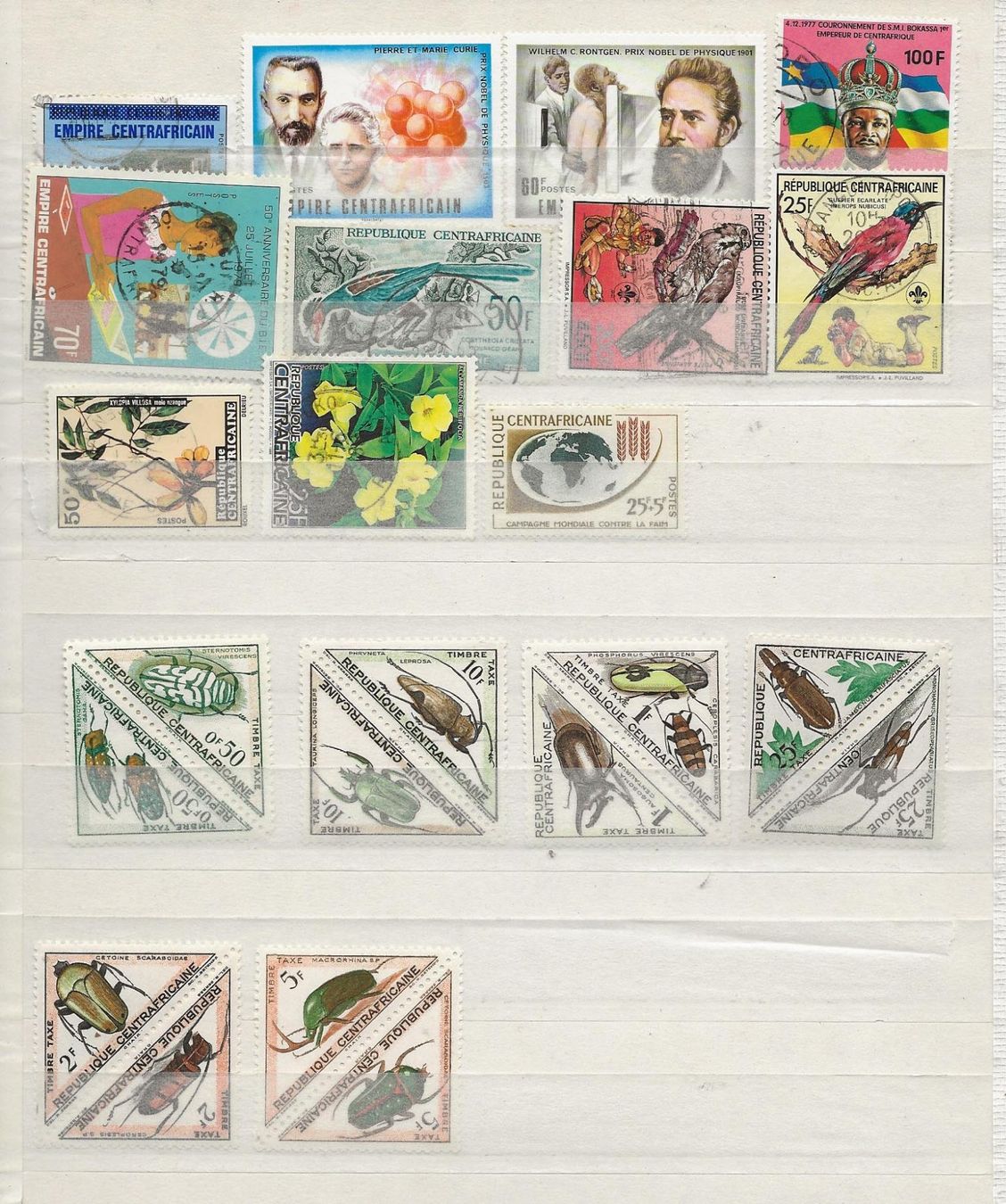 Tutti i francobolli: Centrafrique lot 1959 ... – Usato da Sion venduto da PierreP01 1