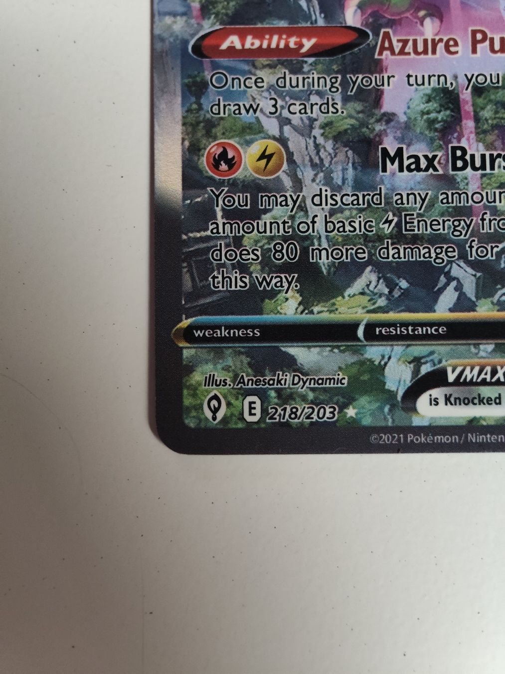 Pokémon Carte collezionabili: Rayquaza VMAX 218/203 – Usato da Dübendorf venduto da Johannes1993 2