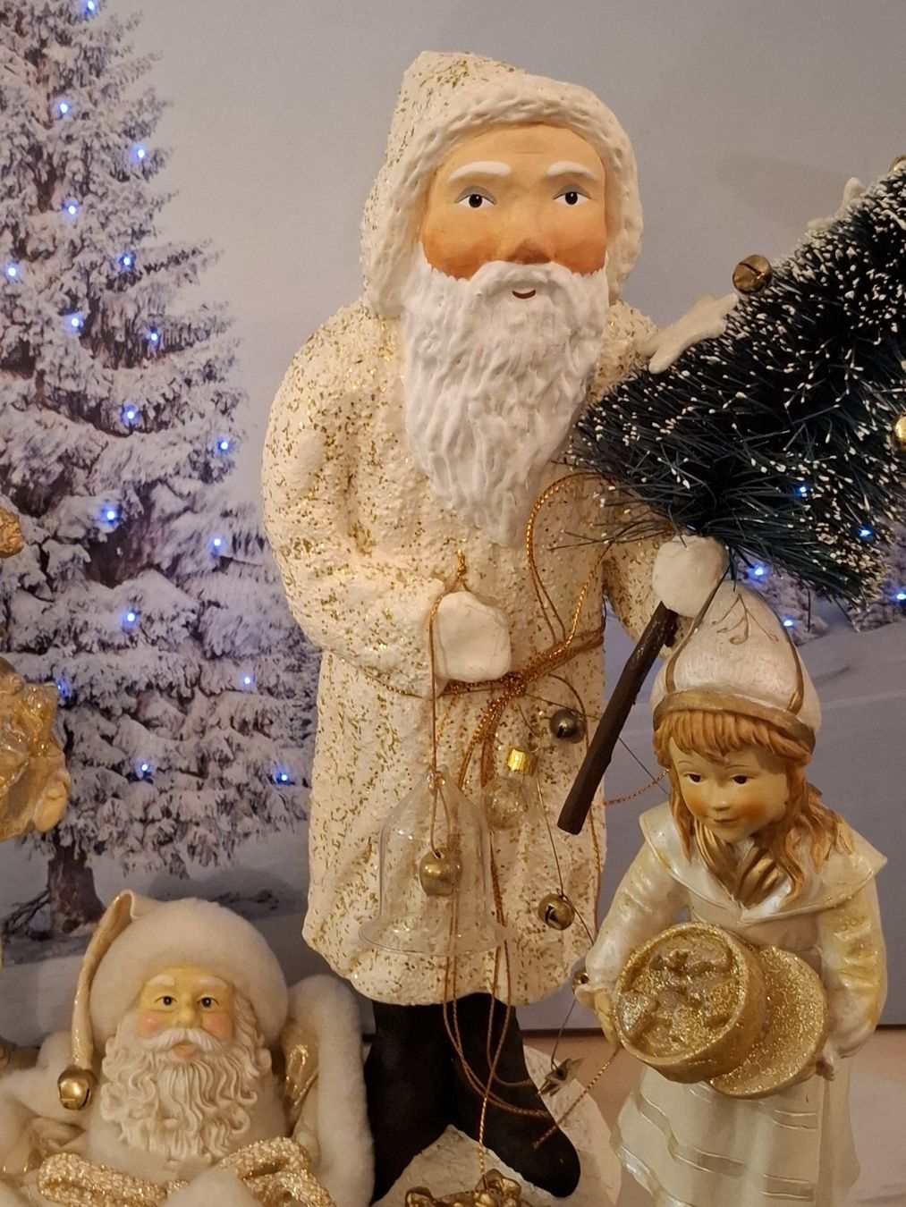 Tutte le decorazioni: NIKOLAUS MIT 2 KINDER PLUS DEKO – Nuovo (secondo la descrizione) da Gretzenbach venduto da schibaya 1