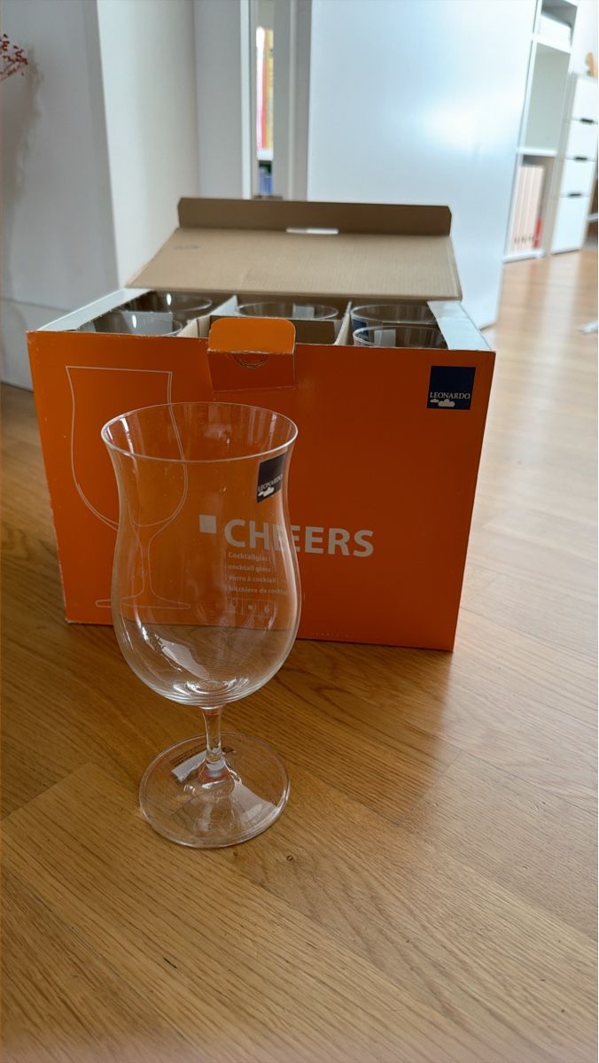 Bicchieri: Leonardo Cocktailgläser CHEERS 6er Set neu – Nuovo e nell'imballaggio originale da Zürich venduto da Akihikox3