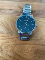 Elegante BOSS Herrenuhr, Edelstahl, schwarz