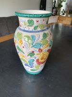 Vase Keramik bemalt Italien 1294 handgefertigt Dekorativ