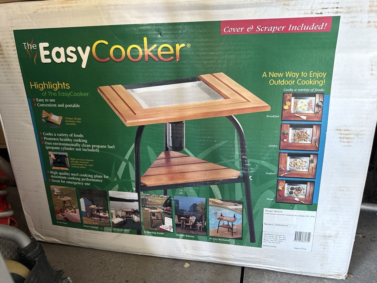 Grills: EasyCooker Gas Grill inkl. Abdeckung & Schaber – Neu und originalverpackt aus Amriswil von used2use 2
