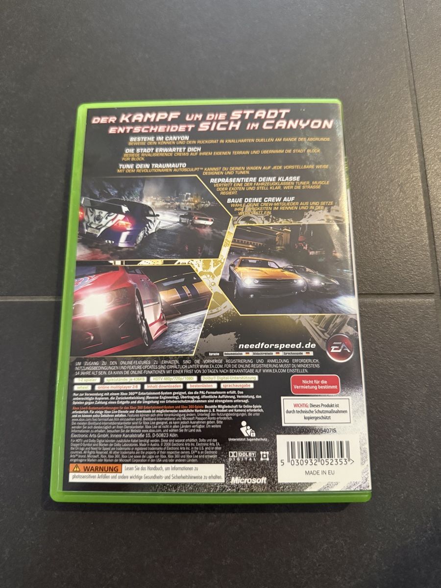 Spiele: Need for Speed Carbon XBOX 360 – Neu (gemäss Beschreibung) aus Schaffhausen von sabdiu 1