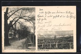 Bern, Kursaal Schänzli und Blick auf di