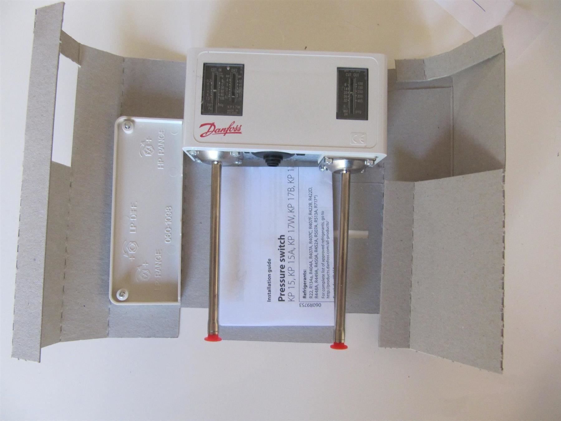 Danfoss Schalter: DANFOSS KP17W 060-127666   Doppel-Druckschalter – Neu (gemäss Beschreibung) aus Basel von Kuba2 1