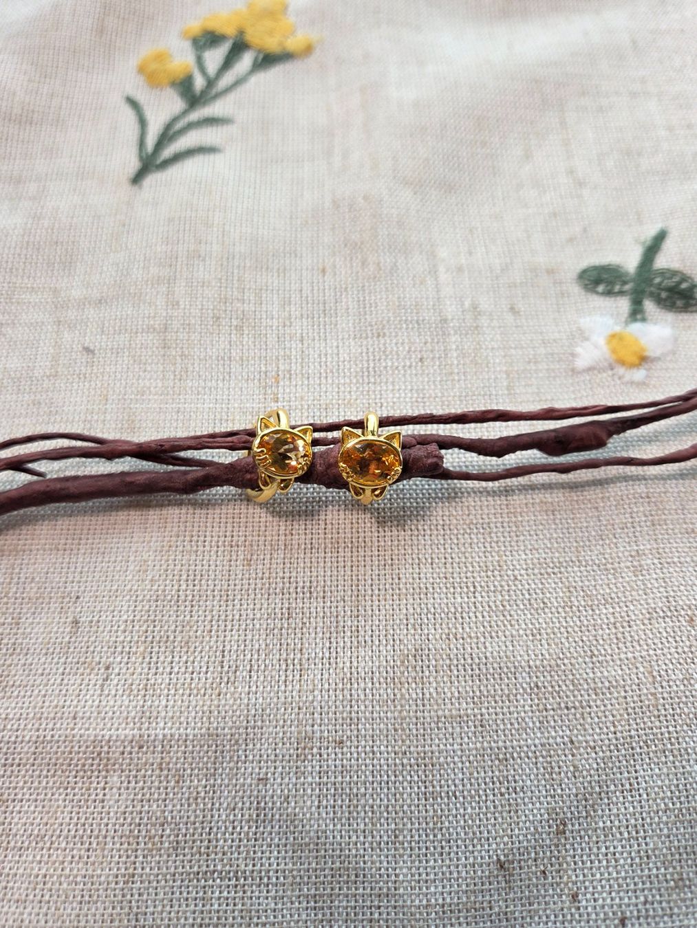 Orecchini pendenti & Orecchini a lobo: NEW - S925 Citrine Earrings – Nuovo (secondo la descrizione) da Zürich venduto da cin_wcf6 1
