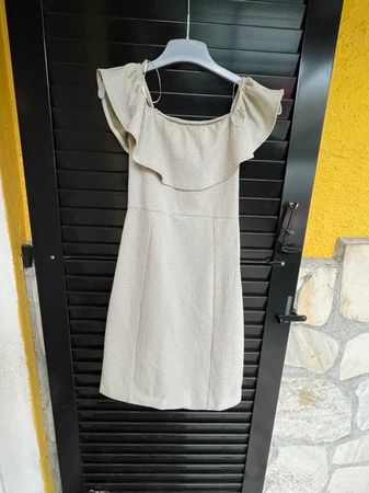 Zara Kleid Mädchen weiss grün S