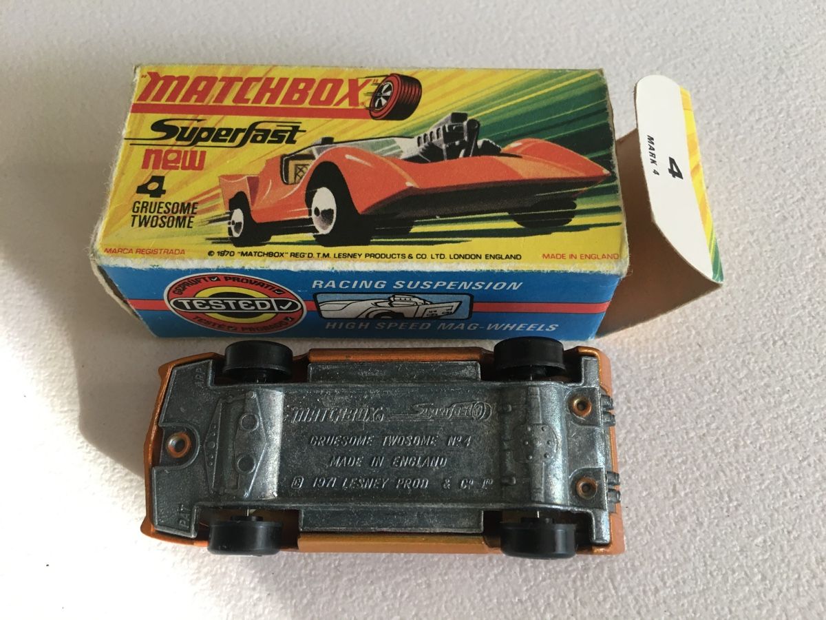 Matchbox Modellautos: Matchbox Lesney Gruesome Twosome 4 – Gebraucht aus Grellingen von Toyhamster 1