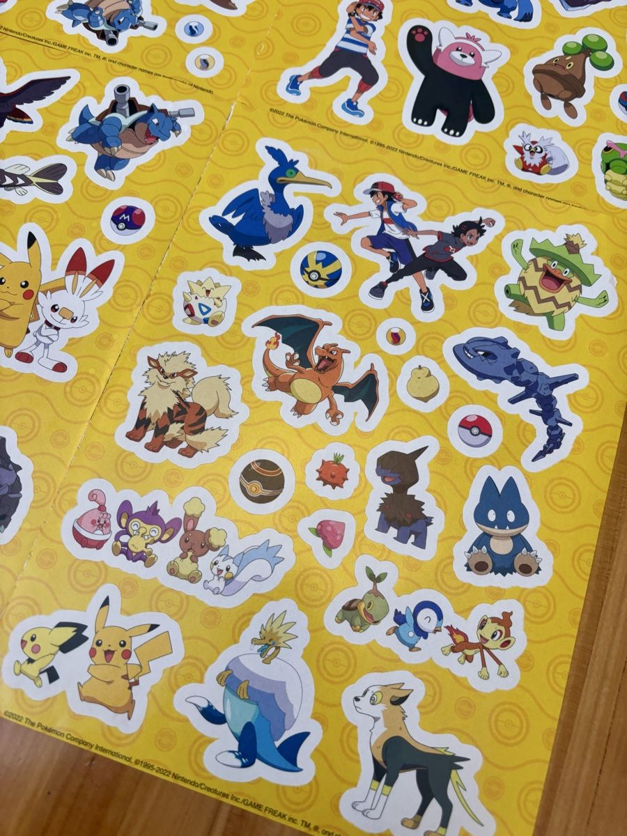 Sticker: Pokemon Sticker Set - 82 Stück – Usato da Winterthur venduto da JAKU.SPACE 1