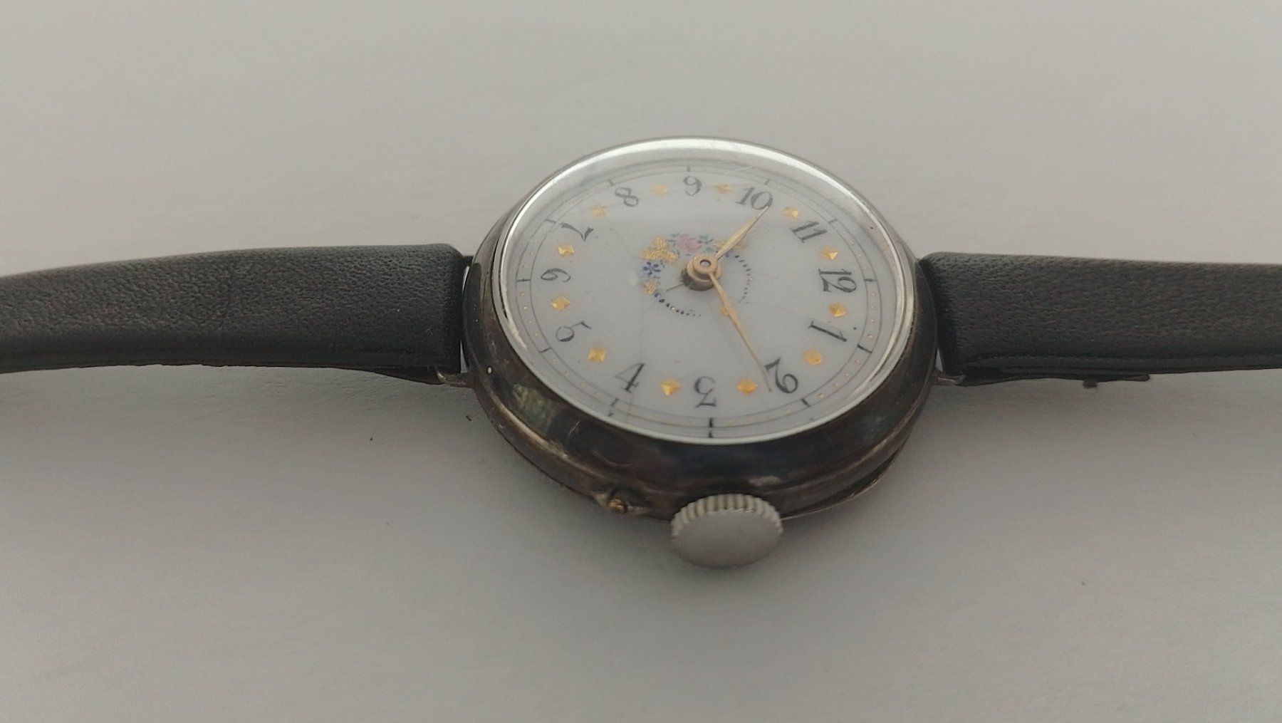 Orologi: Antike Silber Trench-Watch um 1900 – Usato da Basel venduto da Givens_Watches 2