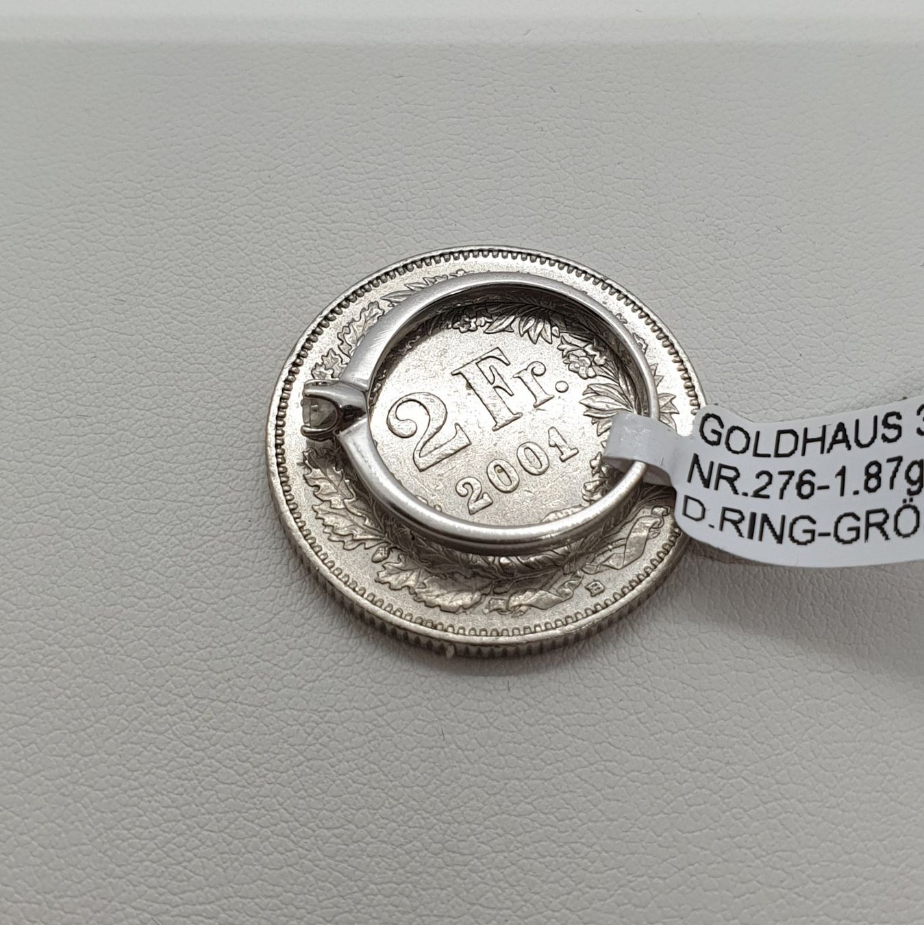 Anelli: Echt 18K Gold - Diamant Ring – Usato da Luzern venduto da Luzern-Goldhaus 3