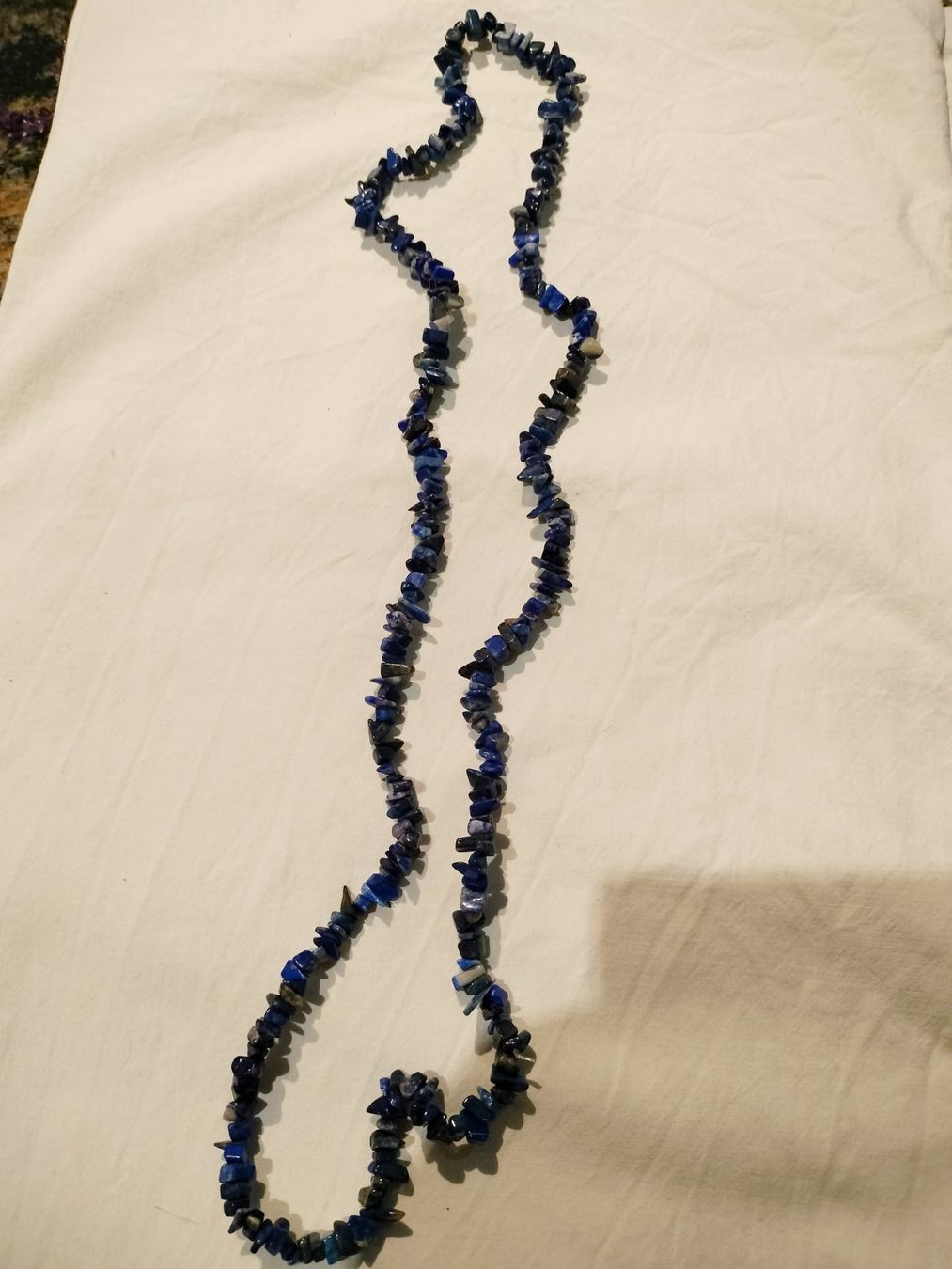 Catenine: Collier en véritables lapis-lazuli 86cm – Nuovo (secondo la descrizione) da Cortaillod venduto da rozinna 1