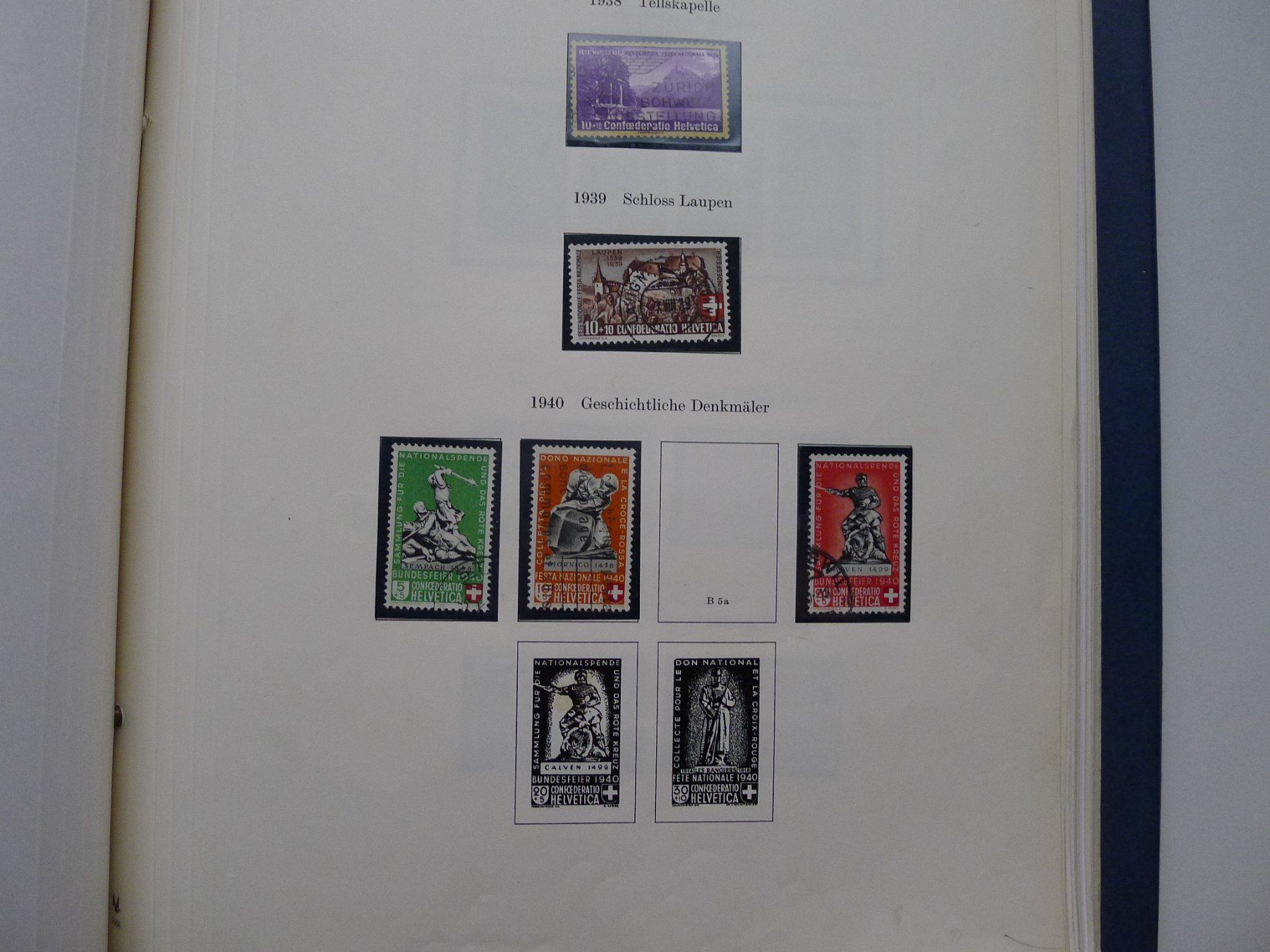 Tutti i francobolli: Album mit Schweizer Briefmarken mit 99 Bilder – Usato da Dagmersellen venduto da q1w2e3r4 4