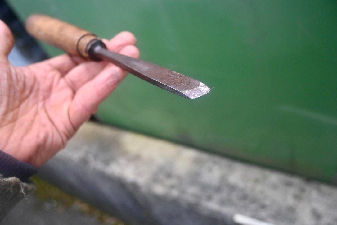 Alle Werkzeuge: ANTIKER mit langem stiel STECHBEITEL länge 29cm "scharf" – Gebraucht aus Pfaffhausen von mono_rec 9
