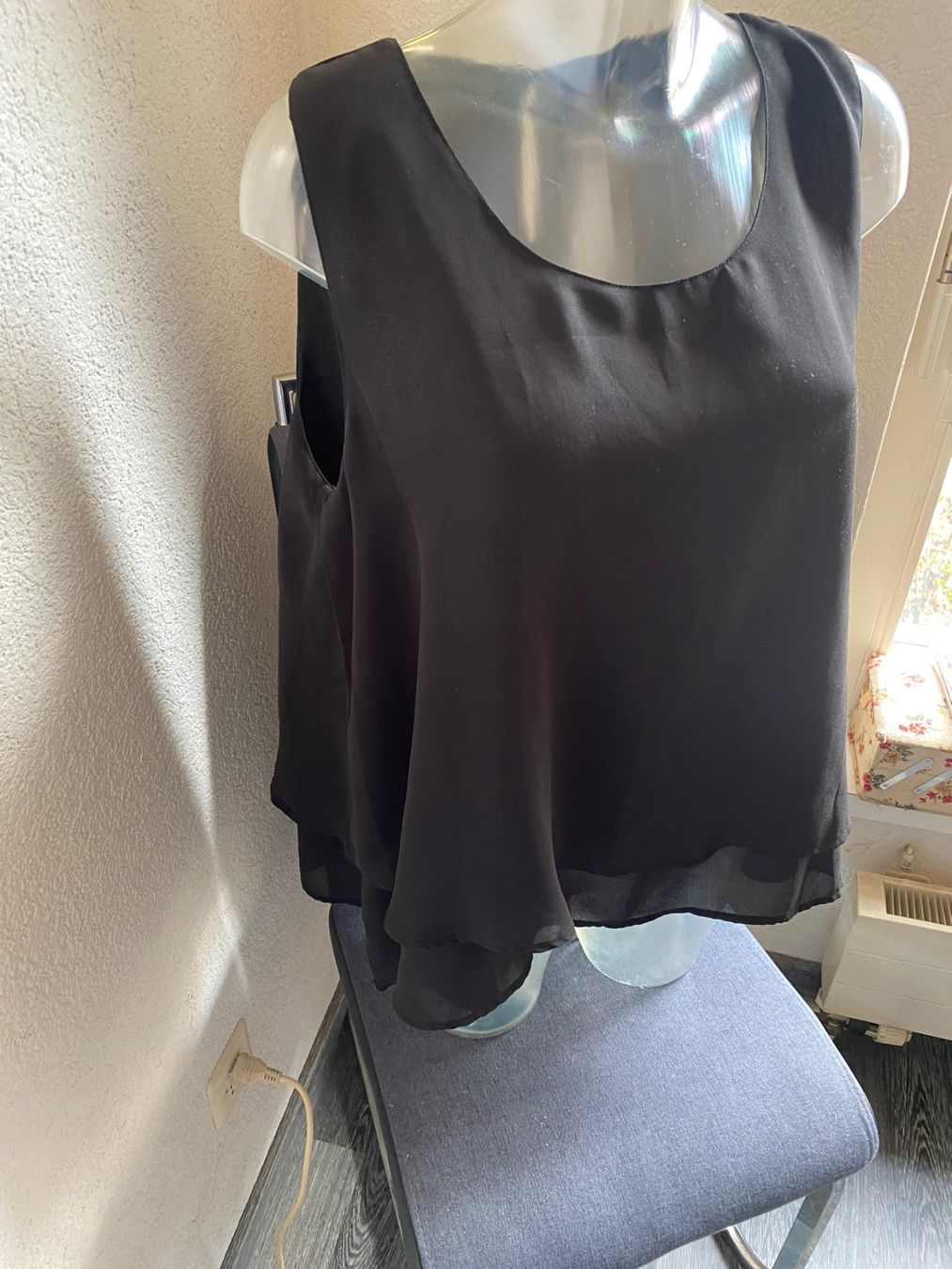 Tops: ICHI schwarzes TOP Grösse XL – Neu (gemäss Beschreibung) aus Allenwinden von Obalu 2