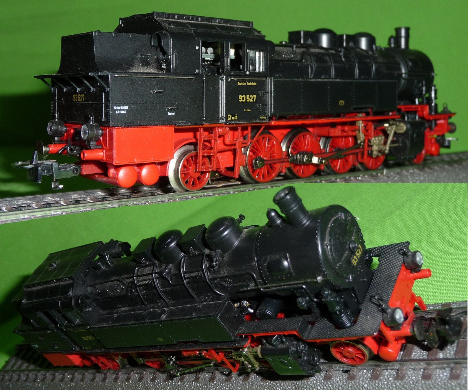 Roco Modellini di ferrovie: DB Dampflok Baureihe 93 527 Roco 69261 WS DIGITAL mit OVP – Difettoso da Winterthur venduto da Ricardo211 1