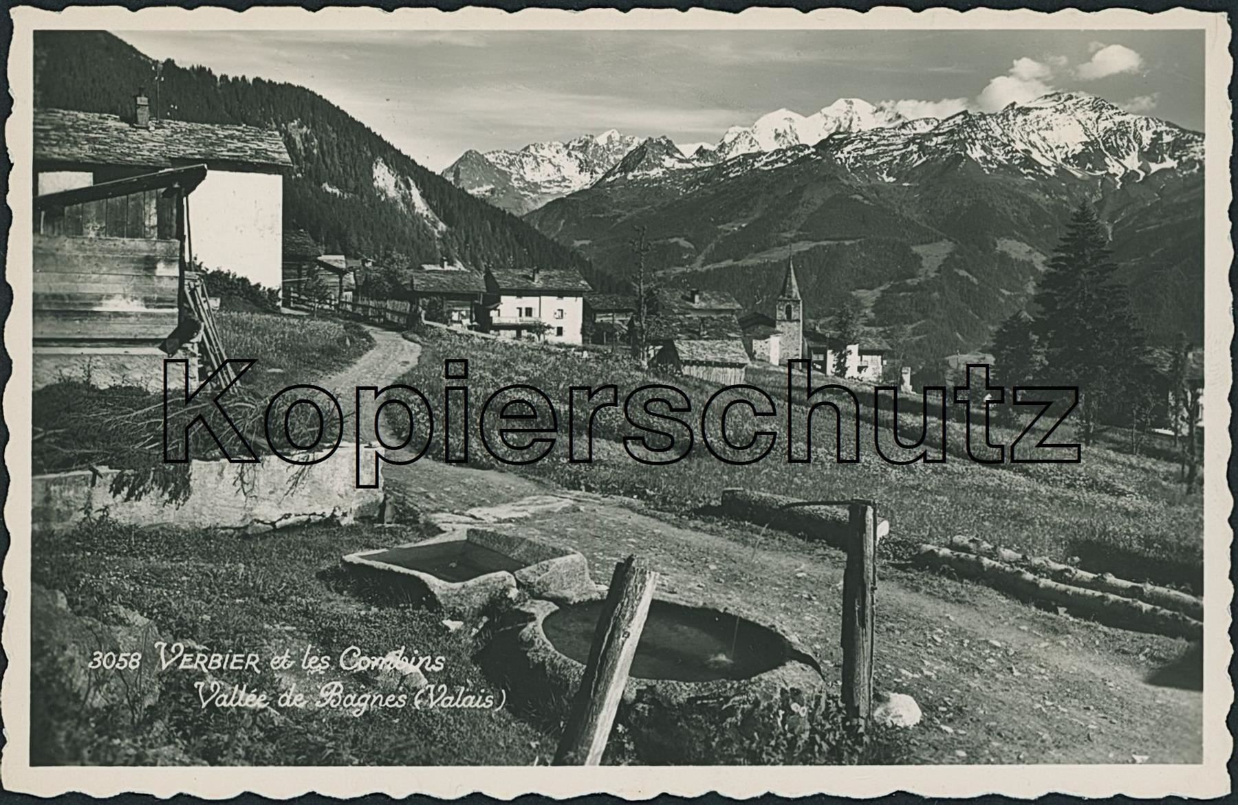 Ansichtskarten: VS Verbier - Bagnes – Gebraucht aus Schindellegi von leecollect