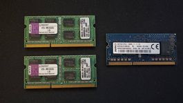 3x 2GB DDR3 RAM SO-DIMM