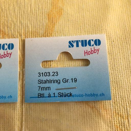 Anelli: LOT STAHLRINGE GRÖSSEN 16-19 – Nuovo e nell'imballaggio originale da Ostermundigen venduto da crazy-horse-1840 5
