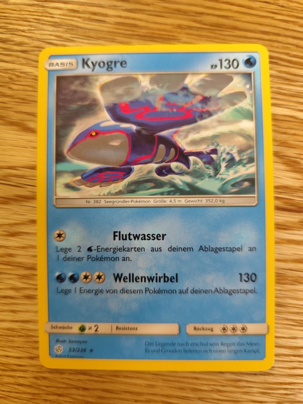 Pokémon Carte collezionabili: Pokemon Kyogre Cosmic Eclipse 2019 non holo – Nuovo (secondo la descrizione) da Winterthur venduto da SMOKY062