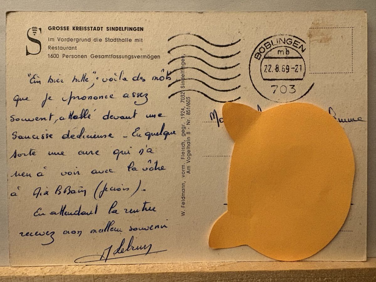 Cartoline postali: AK von Sindelfingen / Deutschland – Usato da Rümlang venduto da Brieftaube1 1