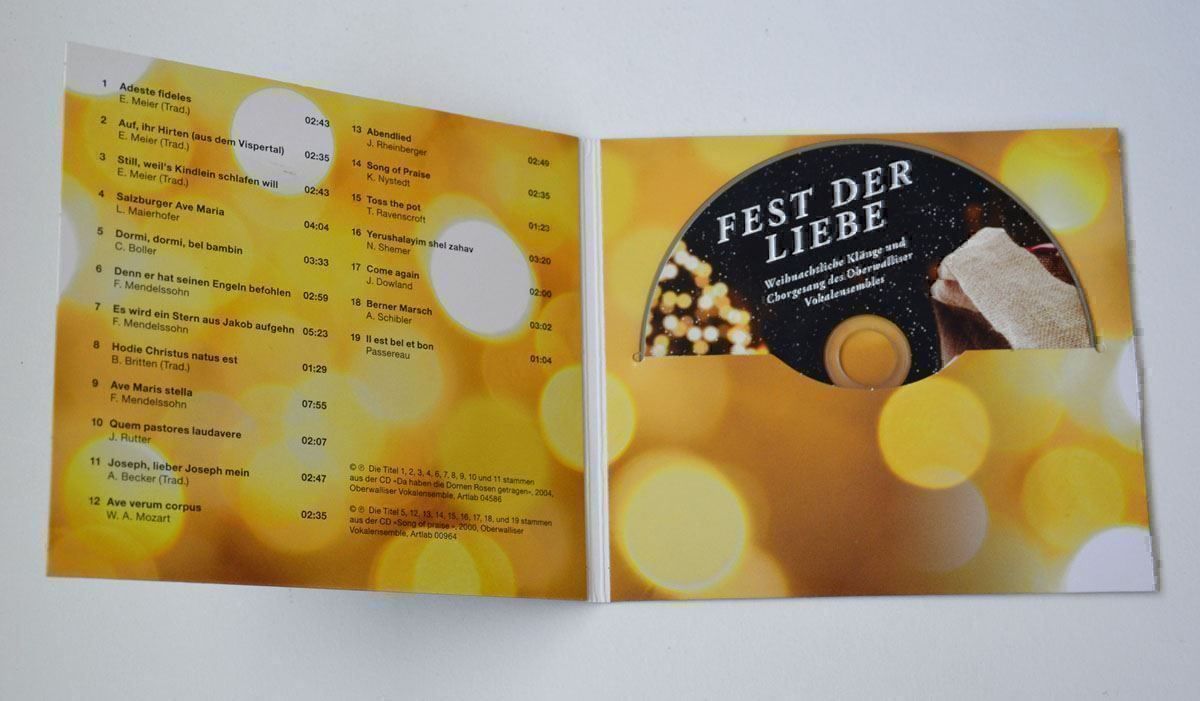 CD: CD: OBERWALLISER VOKALENSEMBLES - ab CHF 1.-- – Usato da Frenkendorf venduto da Yard-Sale-2000 1