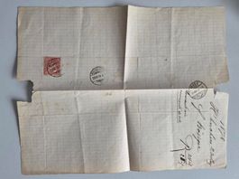 Brief mit Stempel Herzogenbuchsee + Veyey - Rarität!