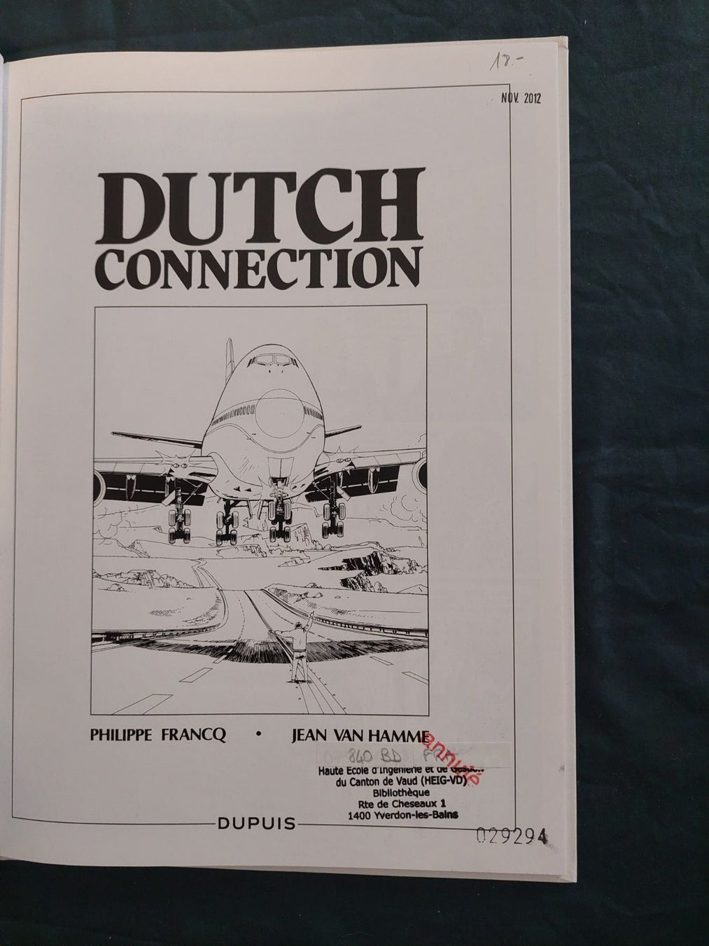Fumetti: Largo Winch T.6 Dutch Connection TBE – Usato da Genève venduto da Blu_BD 2