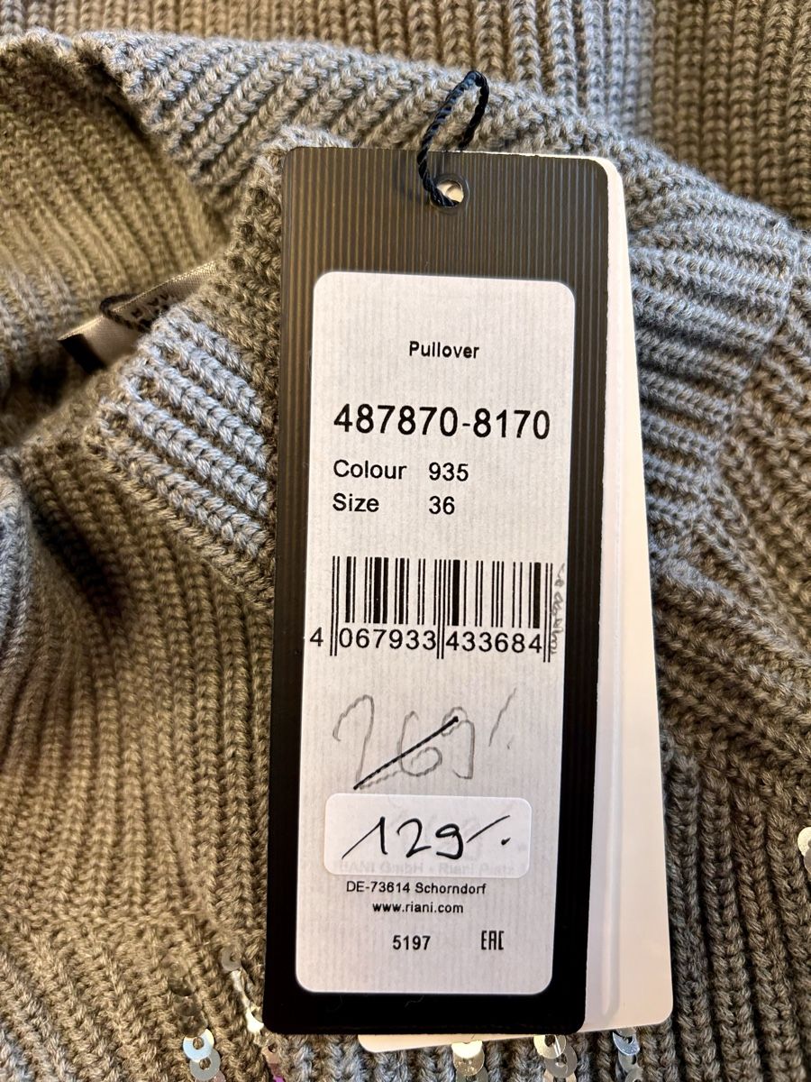 Riani Maglioni & Felpe: RIANI Pullover, Grösse 36, neu mit Etikette – Nuovo e nell'imballaggio originale da Oberhasli venduto da anzis 4