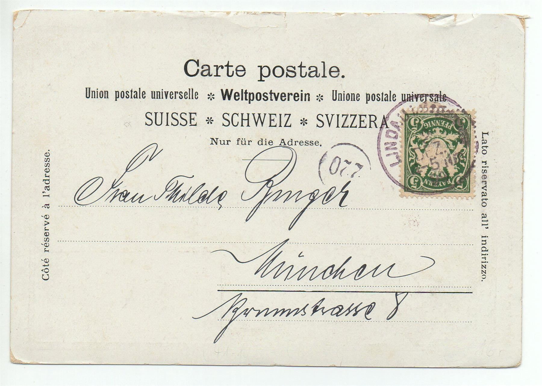 Cartoline postali: LITHO Verkehr ROMANSHORN Bahn Bodensee – Usato da Jona venduto da philajona 1