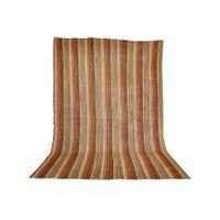 Grande couverture tissée ou tapis / Design Vintage