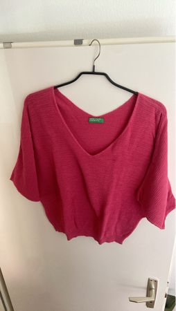 Pull United Colors of Benetton fuchsia taille M