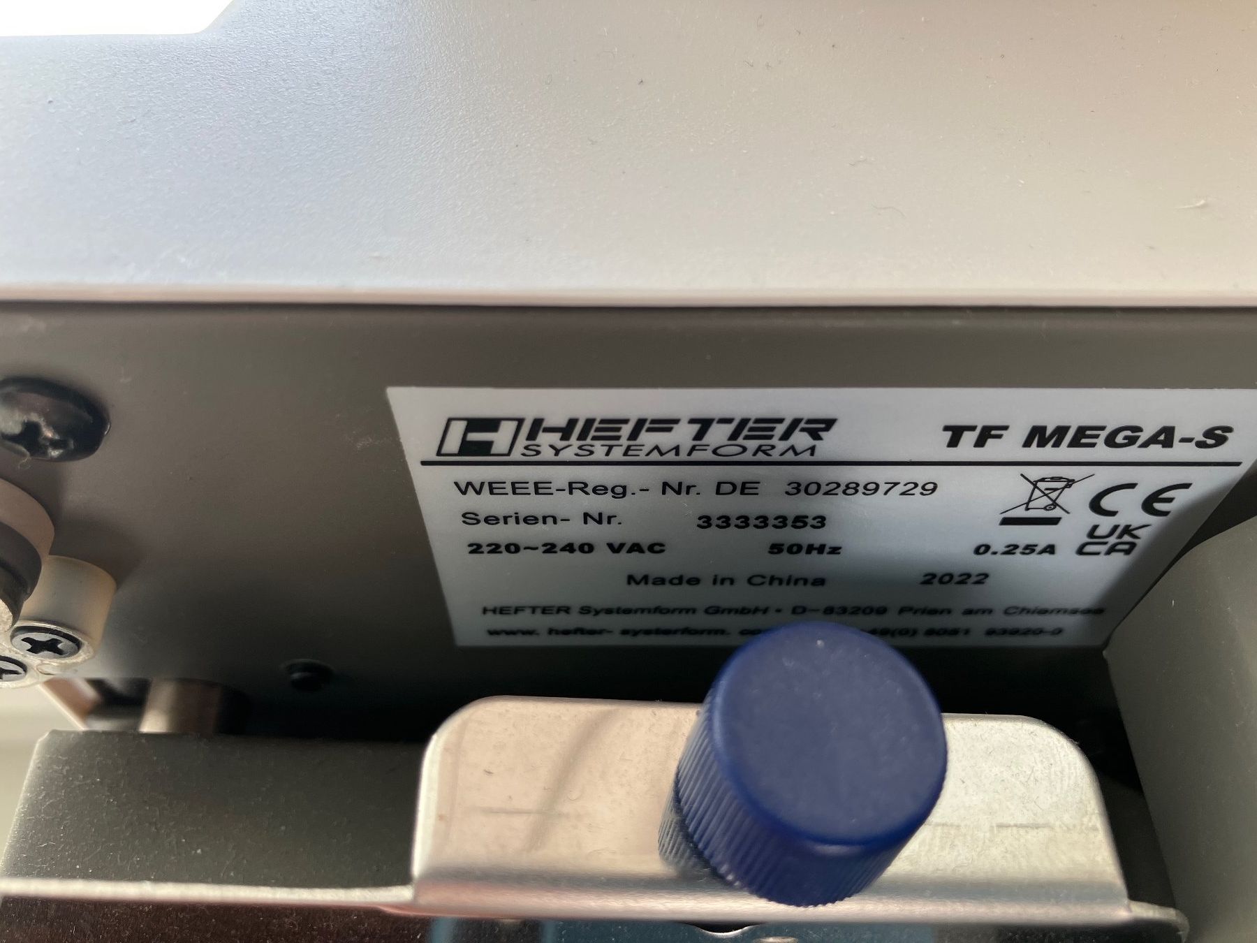 Tutte le macchine: Tisch Falzmaschine Hefter TS Mega S – Usato da Walchwil venduto da Sunchaser11 4