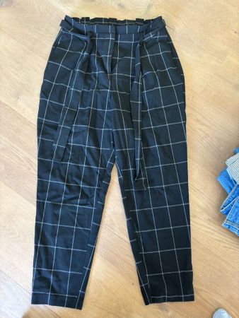 ONLY Hose mit Karomuster, Gr. 36