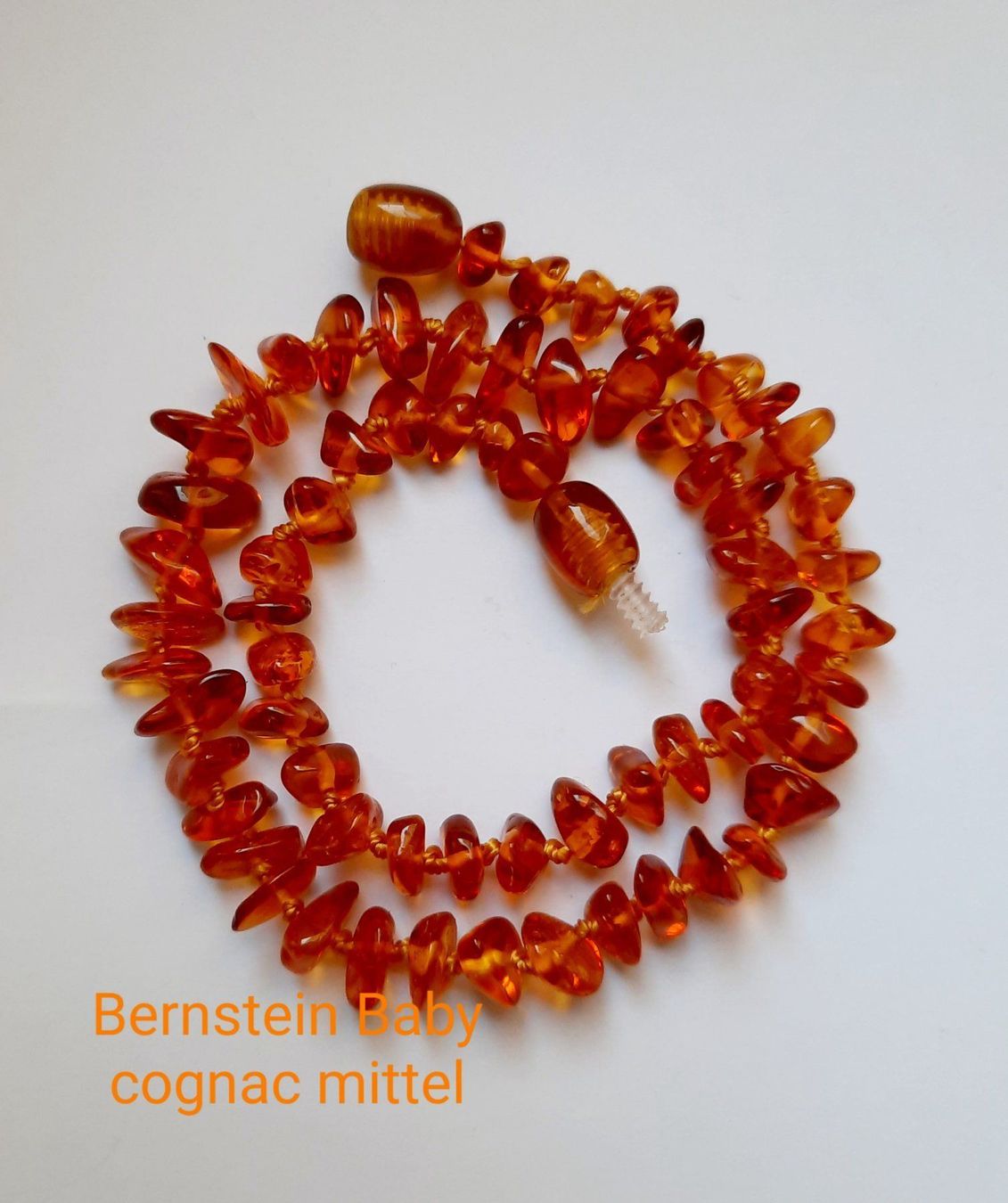 Ketten: Bernstein Kette Baby Farbe Cognac – Neu (gemäss Beschreibung) aus Uster von sista-esta 1