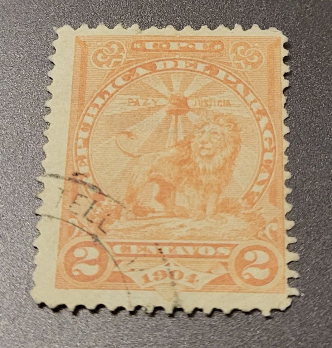 Tutti i francobolli: Paraguay 1903 alte briefmarke – Usato da St Gallen venduto da Stampsalshobby