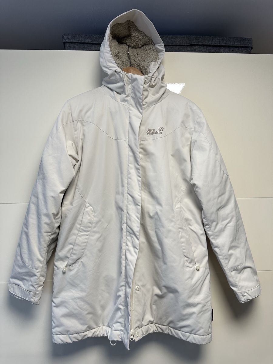 Jack Wolfskin Giacche: Jack Wolfskin Winterjacke, beige, Gr. L – Usato da Liestal venduto da ichjel