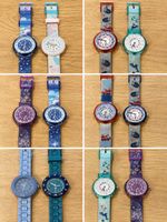 8x Flik Flak / Swatch Kinderuhren – verschiedene Motive