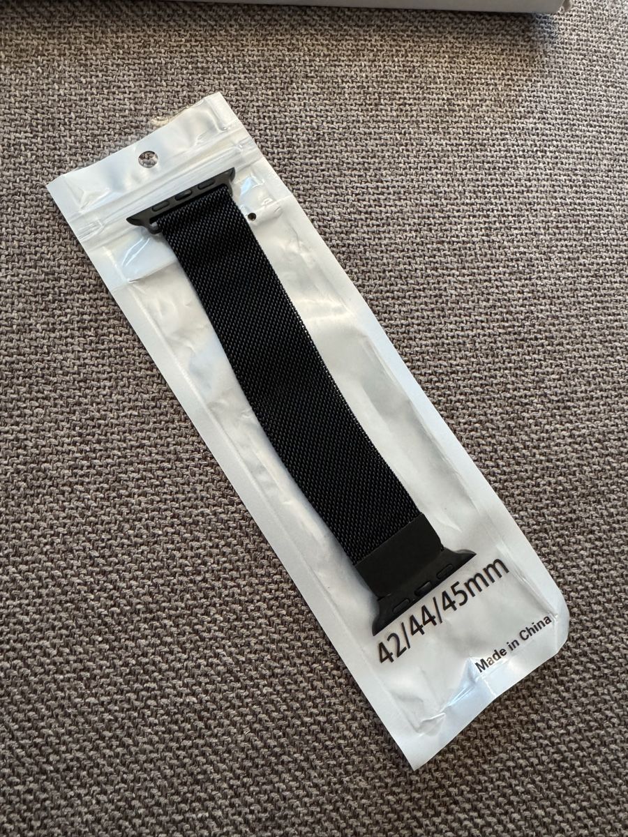 Bracciali & Braccialetti: Apple Watch Band - Millaneise Schwarz – Usato da Baar venduto da Tailanjet