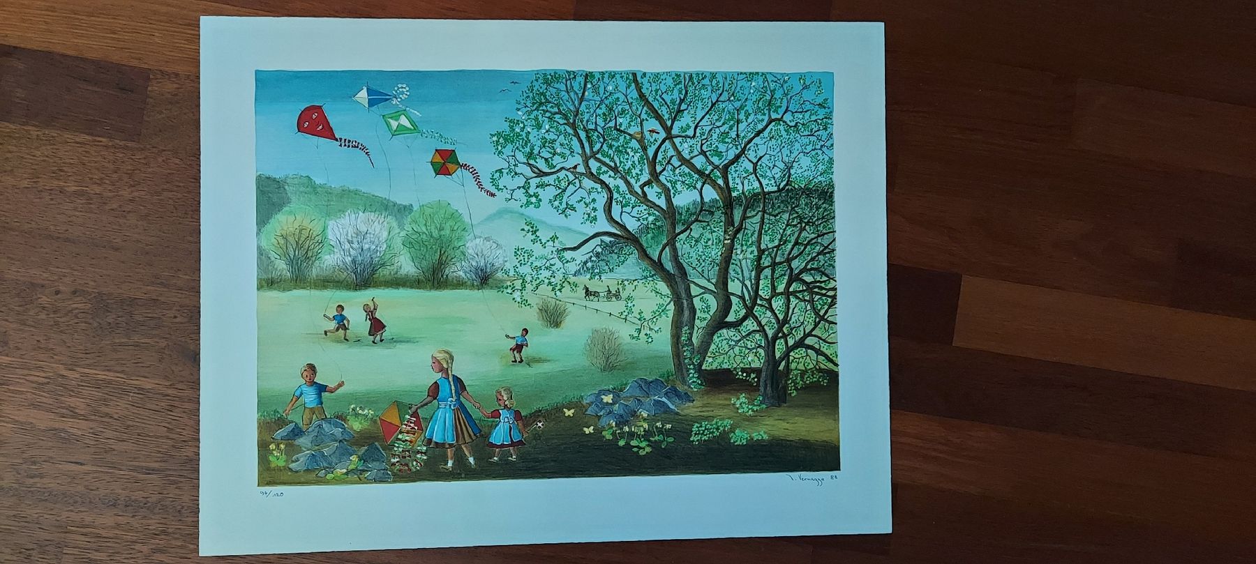 Grafica & Litografie: Lithografie von Doris Vernazza – Usato da Küssnacht am Rigi venduto da Mukare