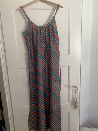 Kleid King Louie 38 Streifen gemustert Band guter Zustand