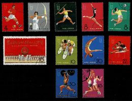 China 1965 gestempelt - nationale Sportspiele ganzer Satz