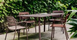 Kettal Village, Gartenmöbel-Set, Tisch mit 4 Stühlen